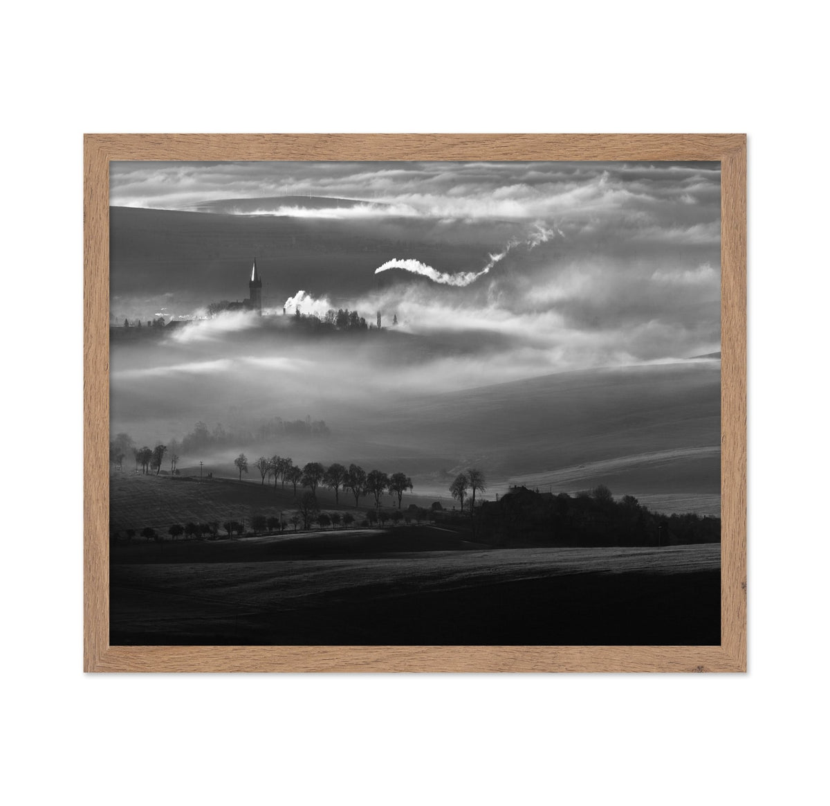 Mist Rising Over Quiet Hills