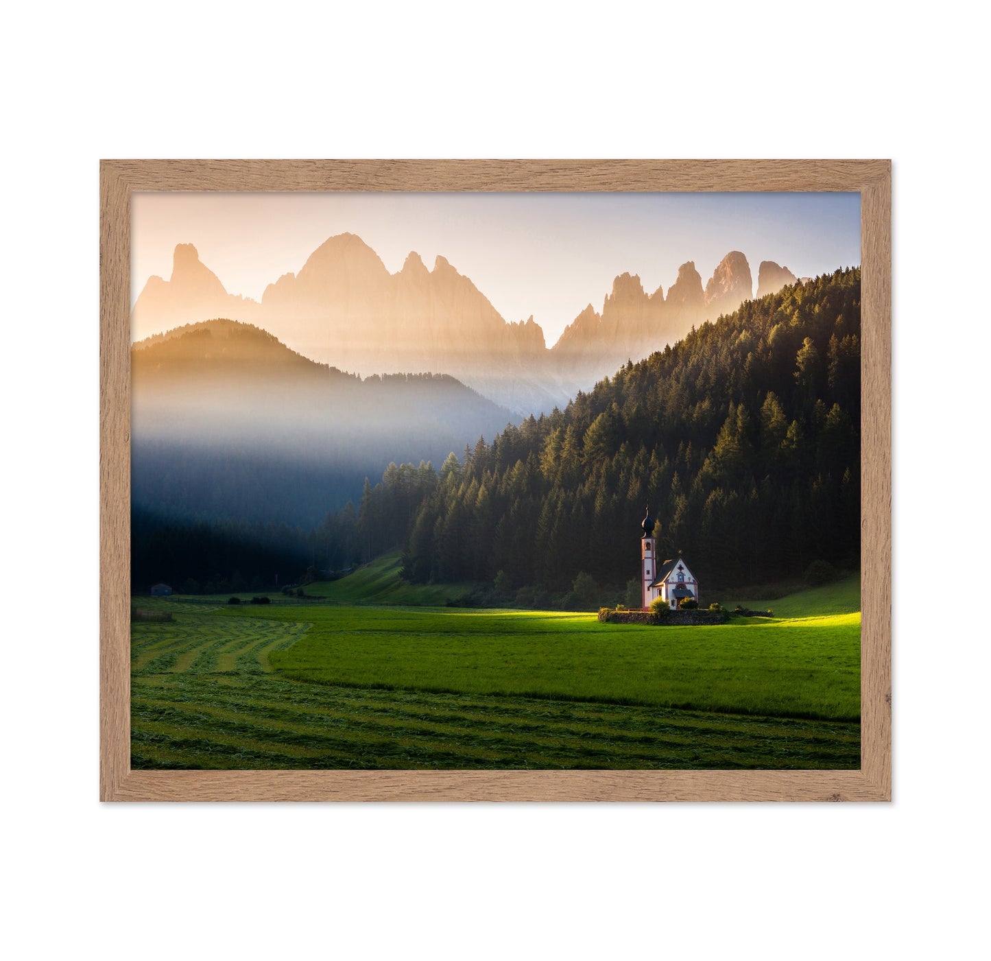 Chapel in Golden Mountain Light
