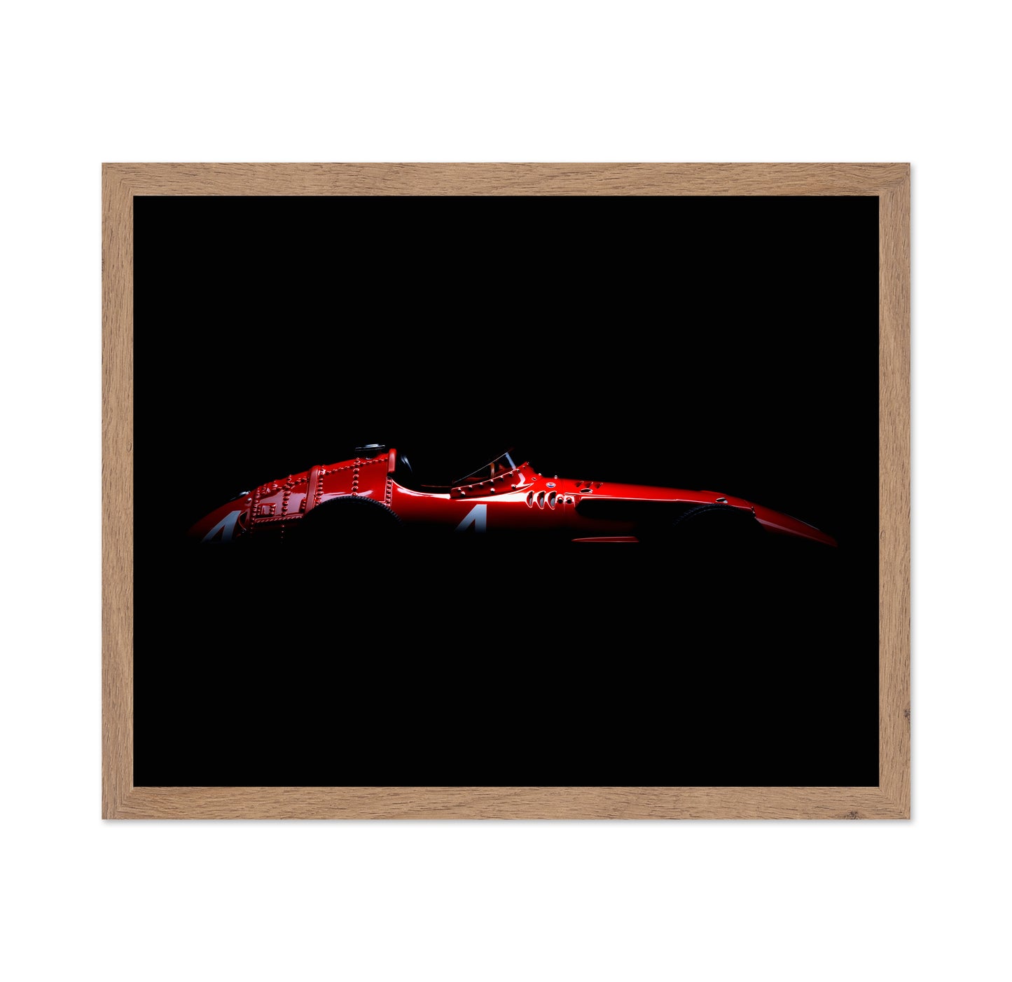 Vintage Red Race Car