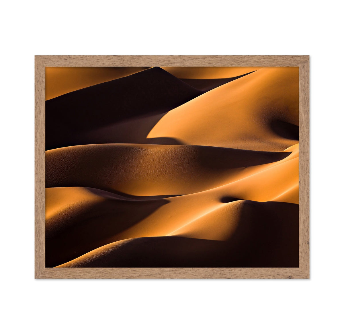 Golden Desert Dunes