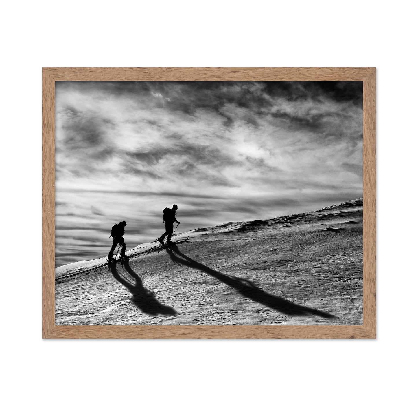 Mountain Climbers Silhouette