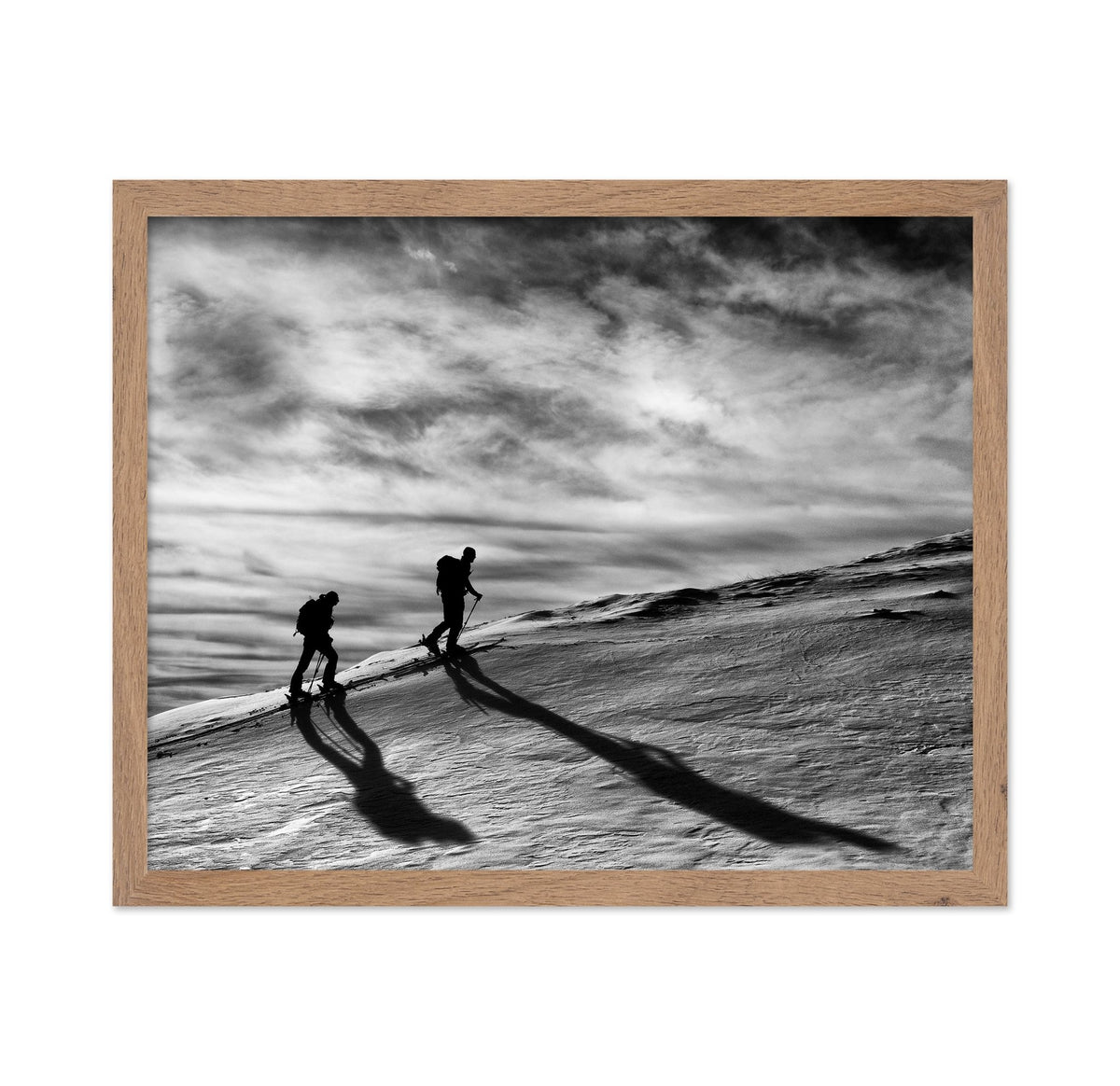 Mountain Climbers Silhouette
