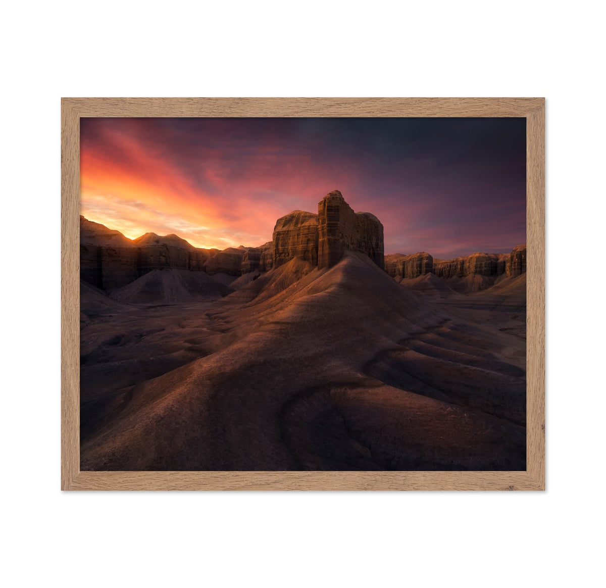 Desert Rock Sunset