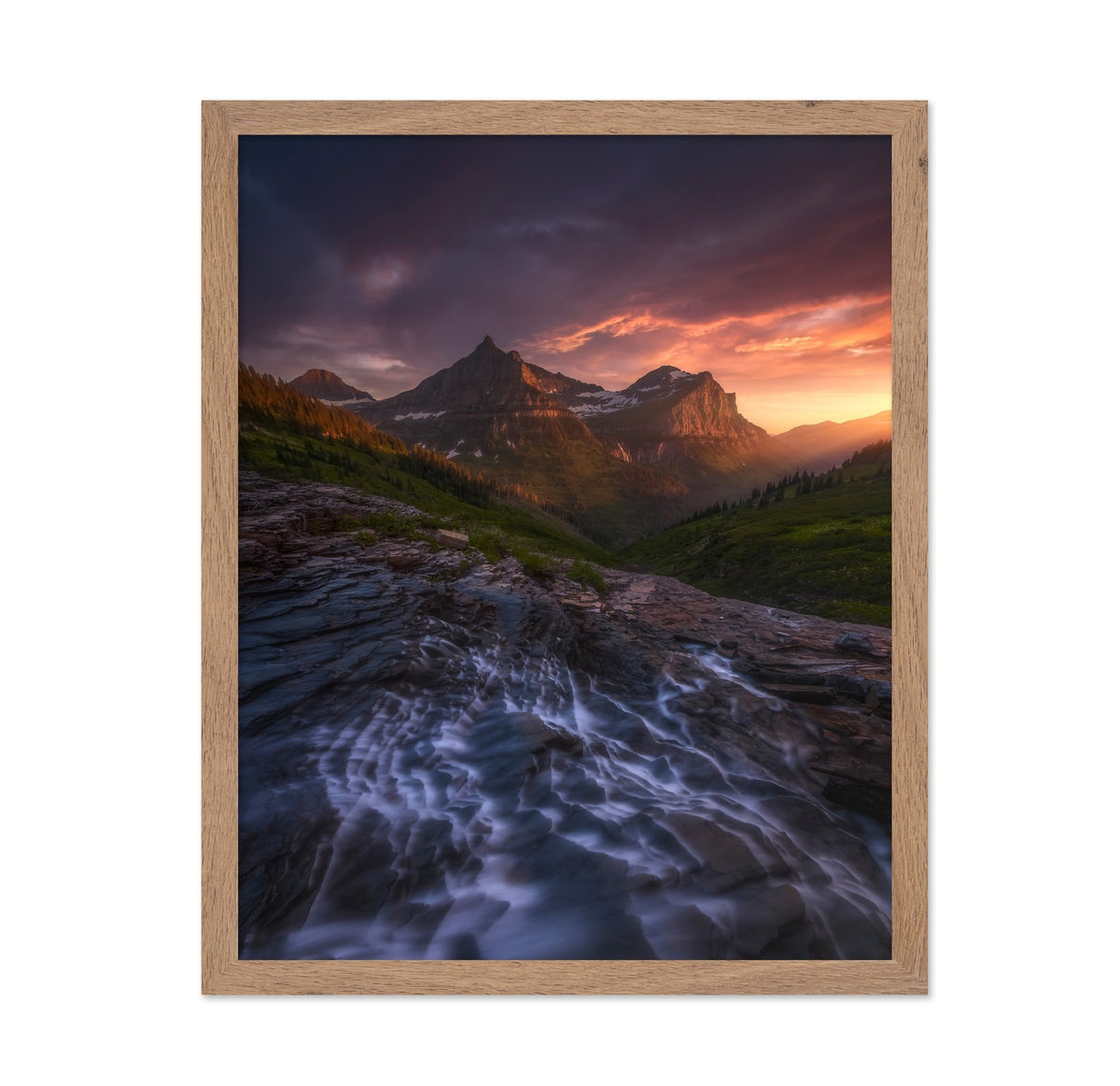 Mountain Valley Sunset