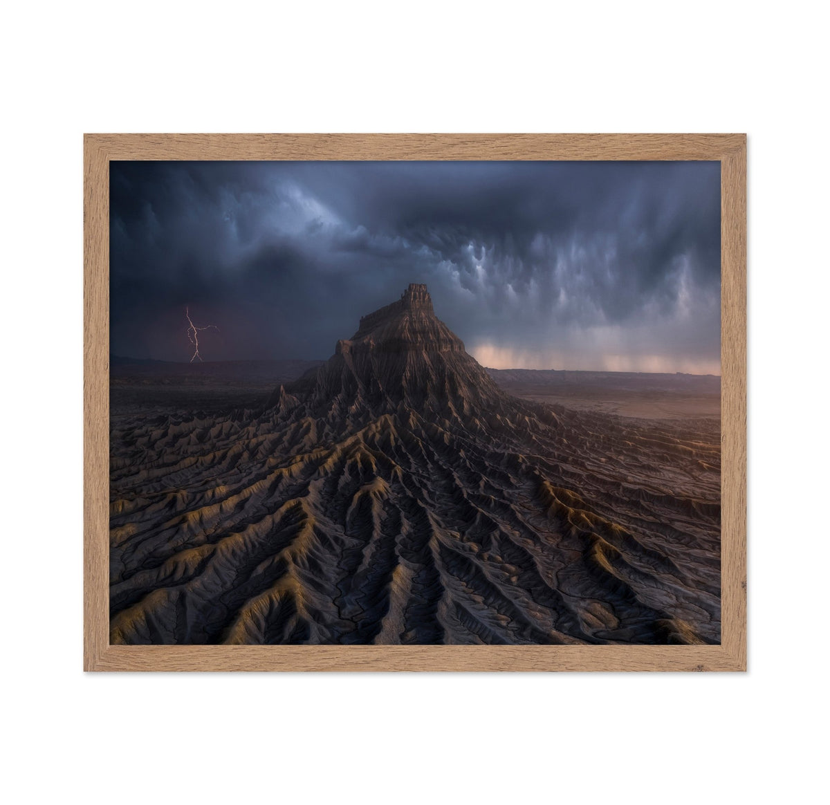 Storm Over Desert Peak