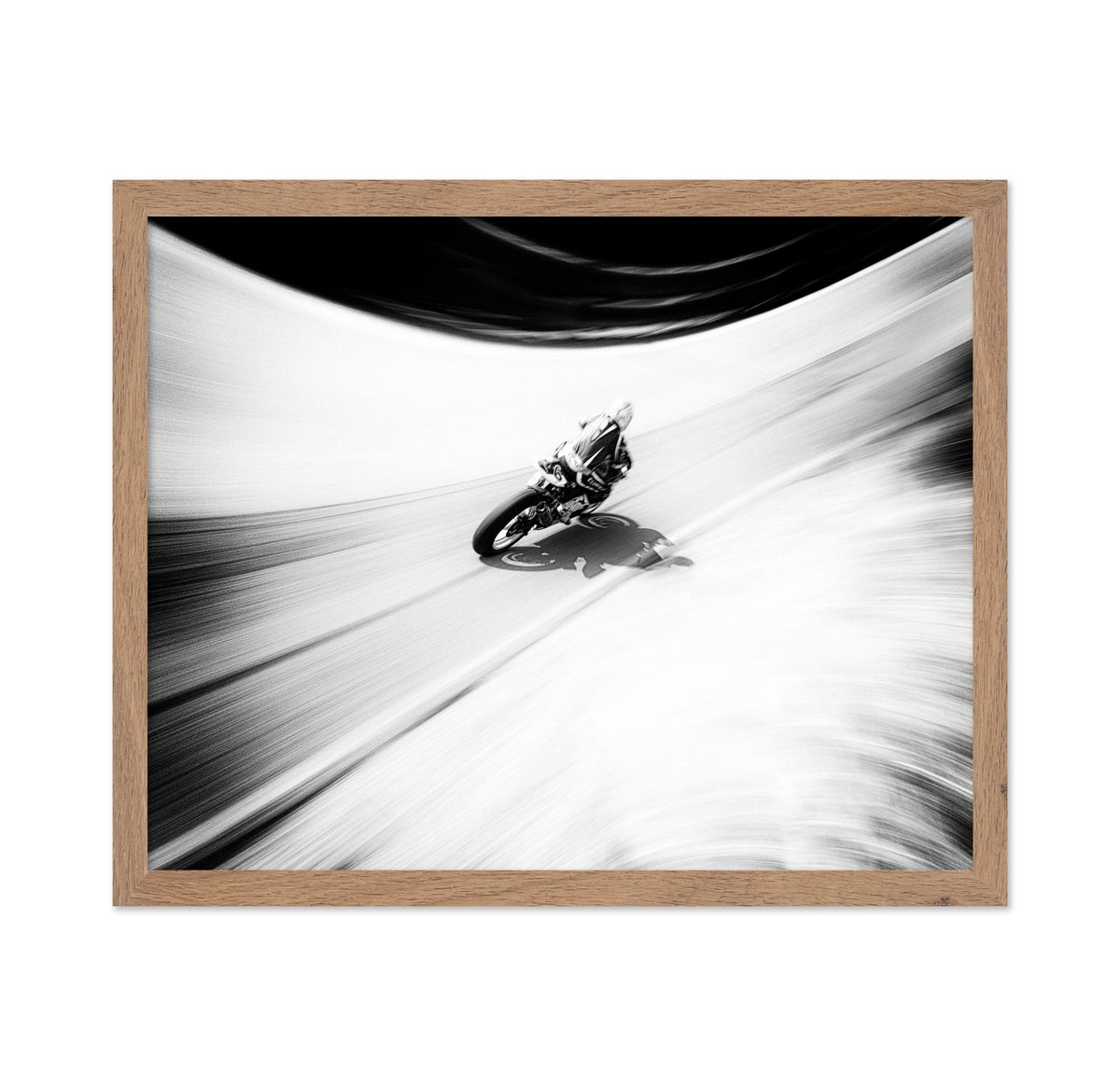 Racing Motorcycle Curve