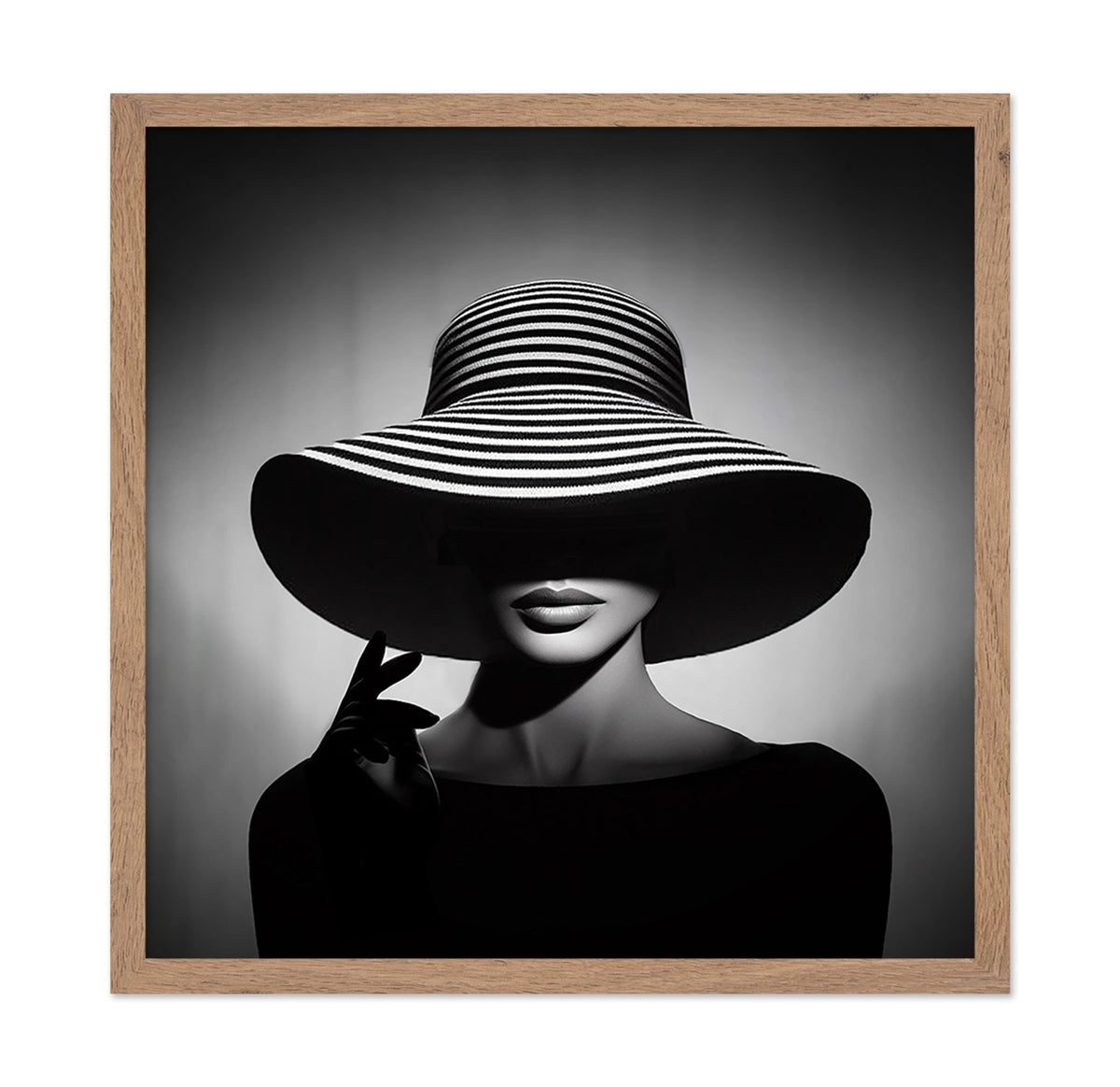 Striped Hat Portrait