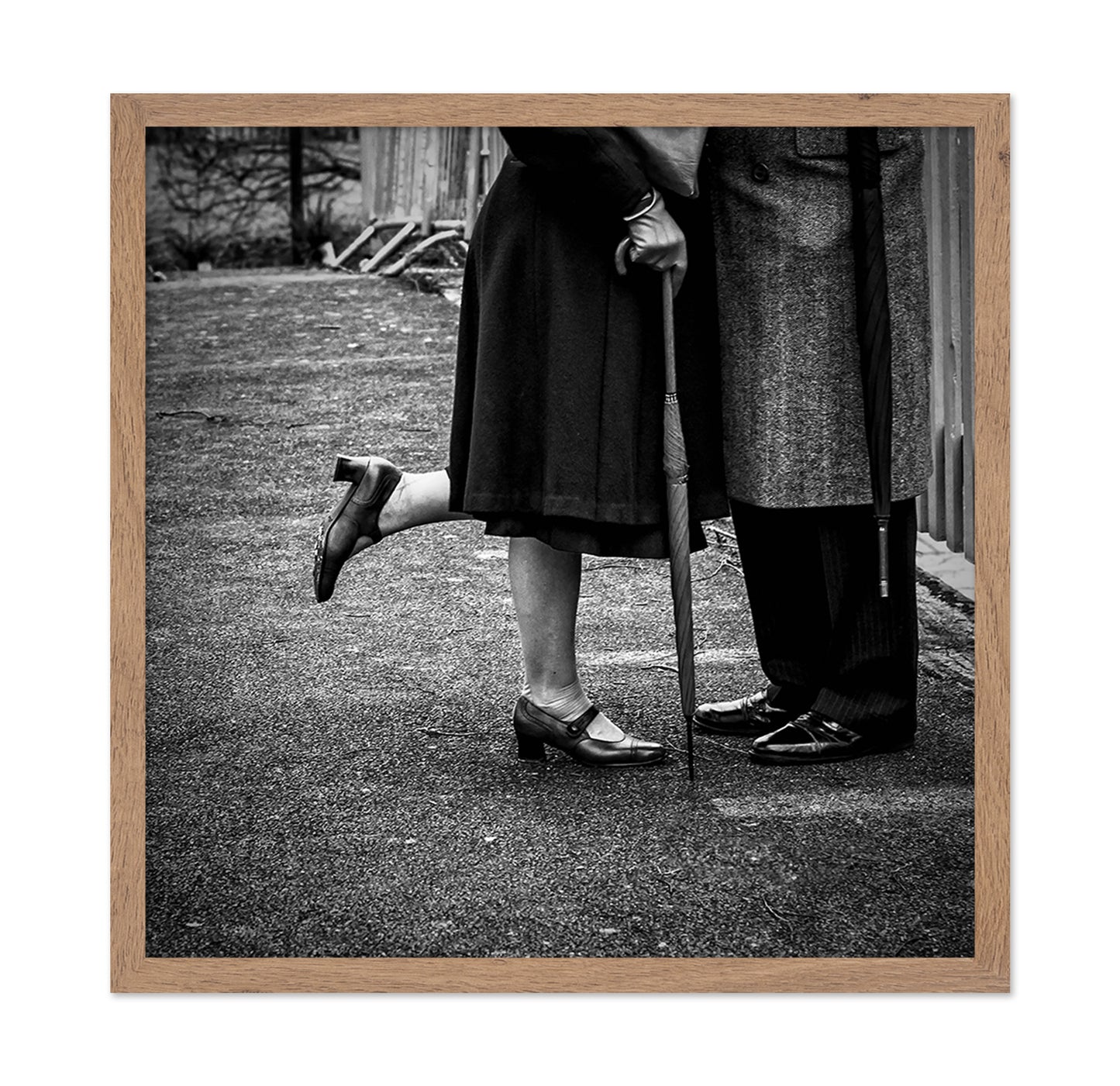 Vintage Couple Farewell