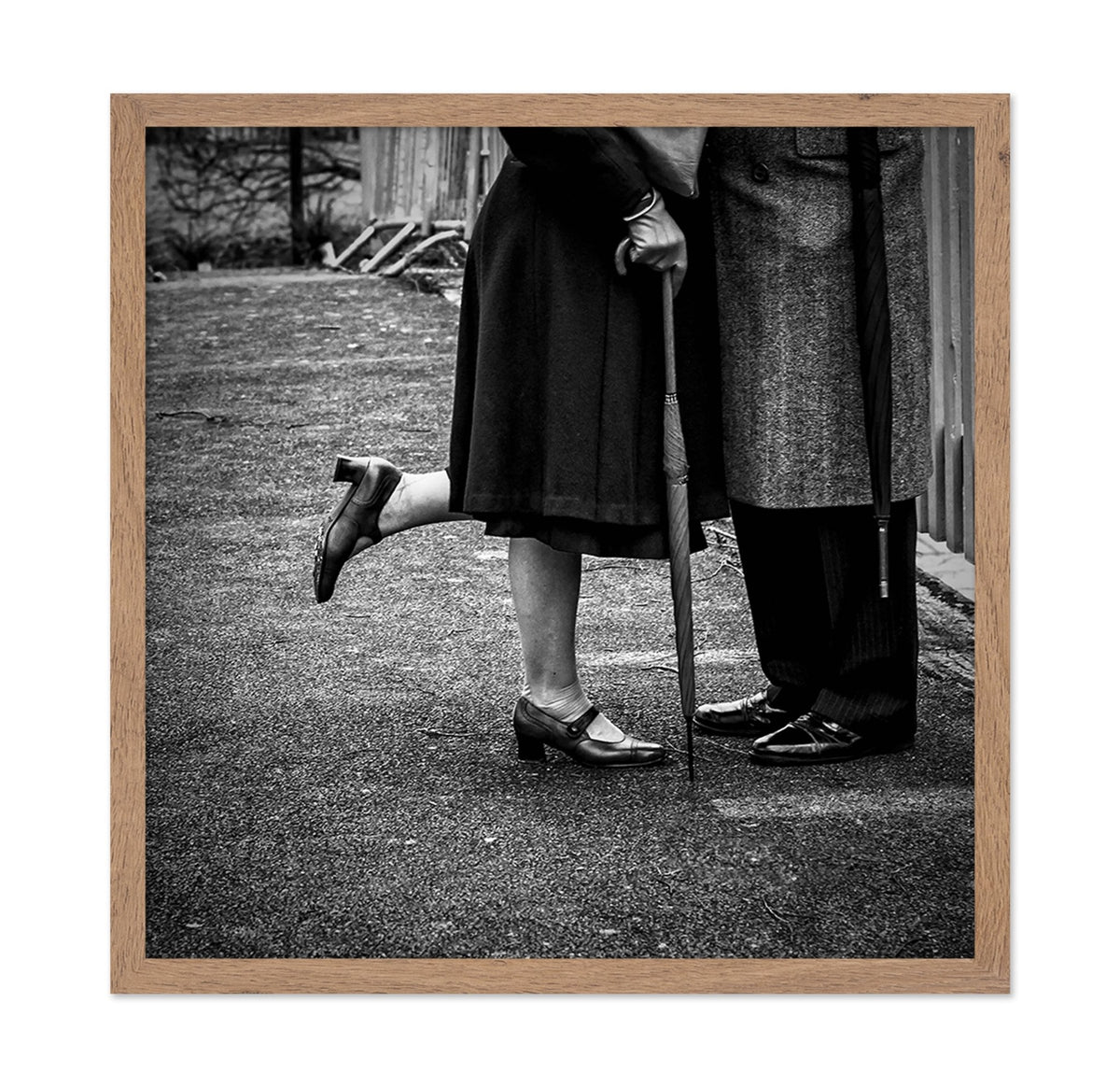 Vintage Couple Farewell