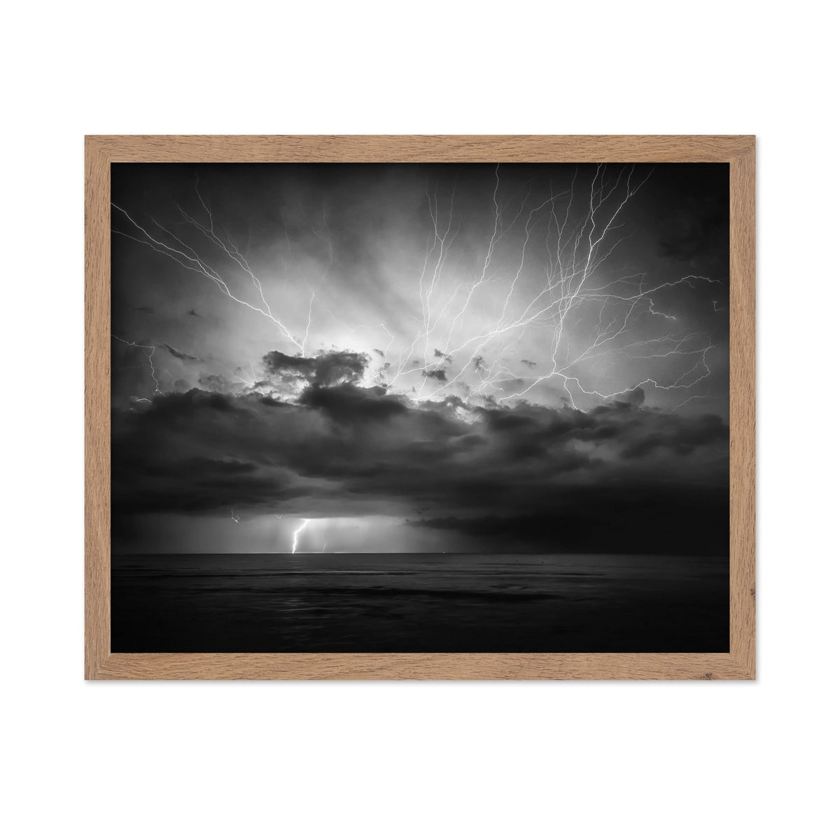 Lightning Storm Sea