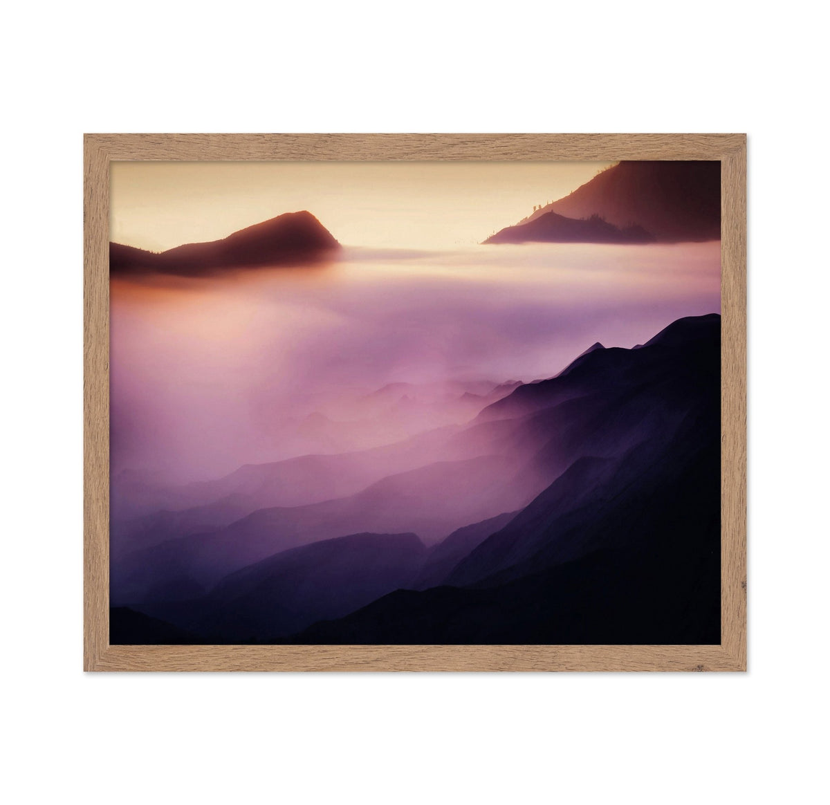 Purple Fog Mountains
