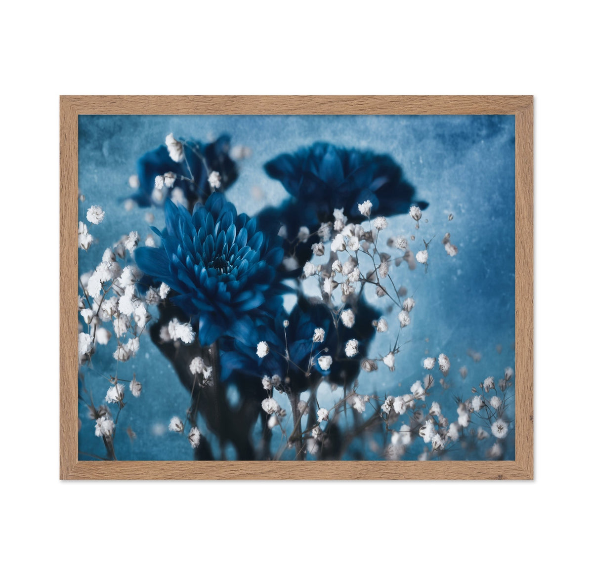 Blue Dahlia Bloom