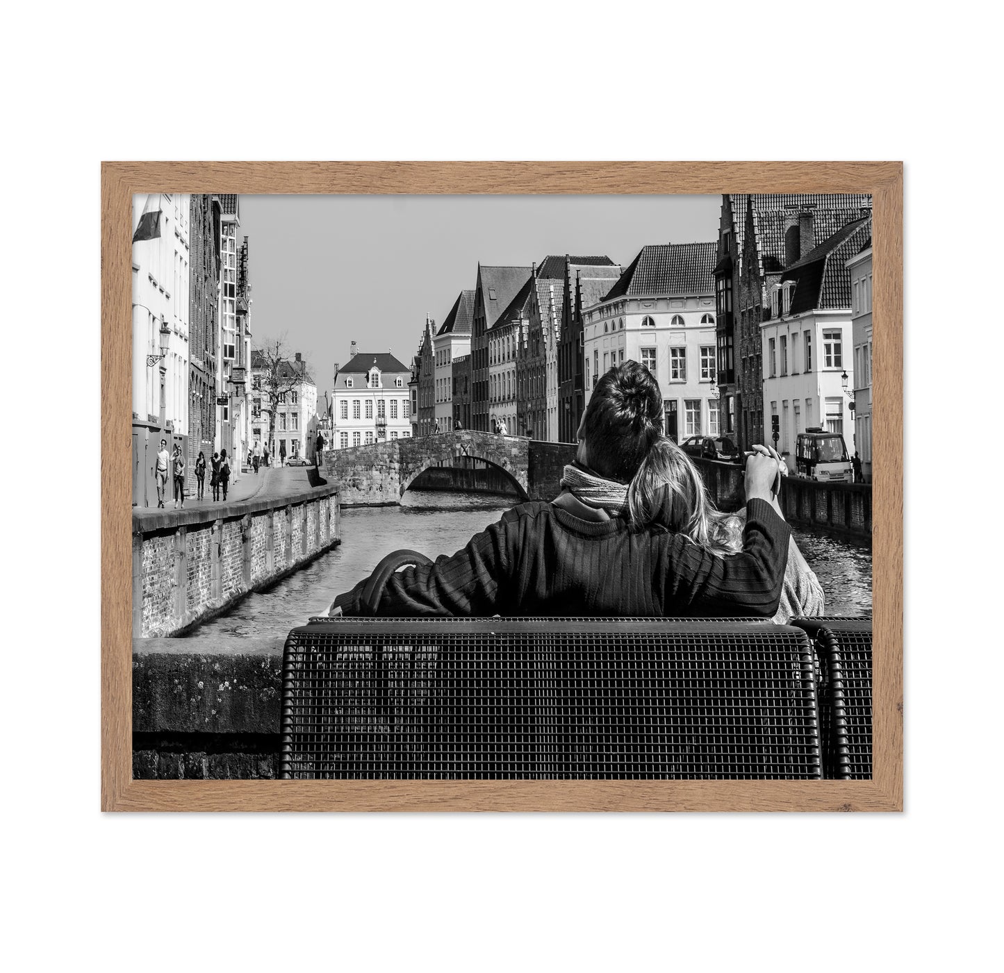 Couple by Canal in Bruges