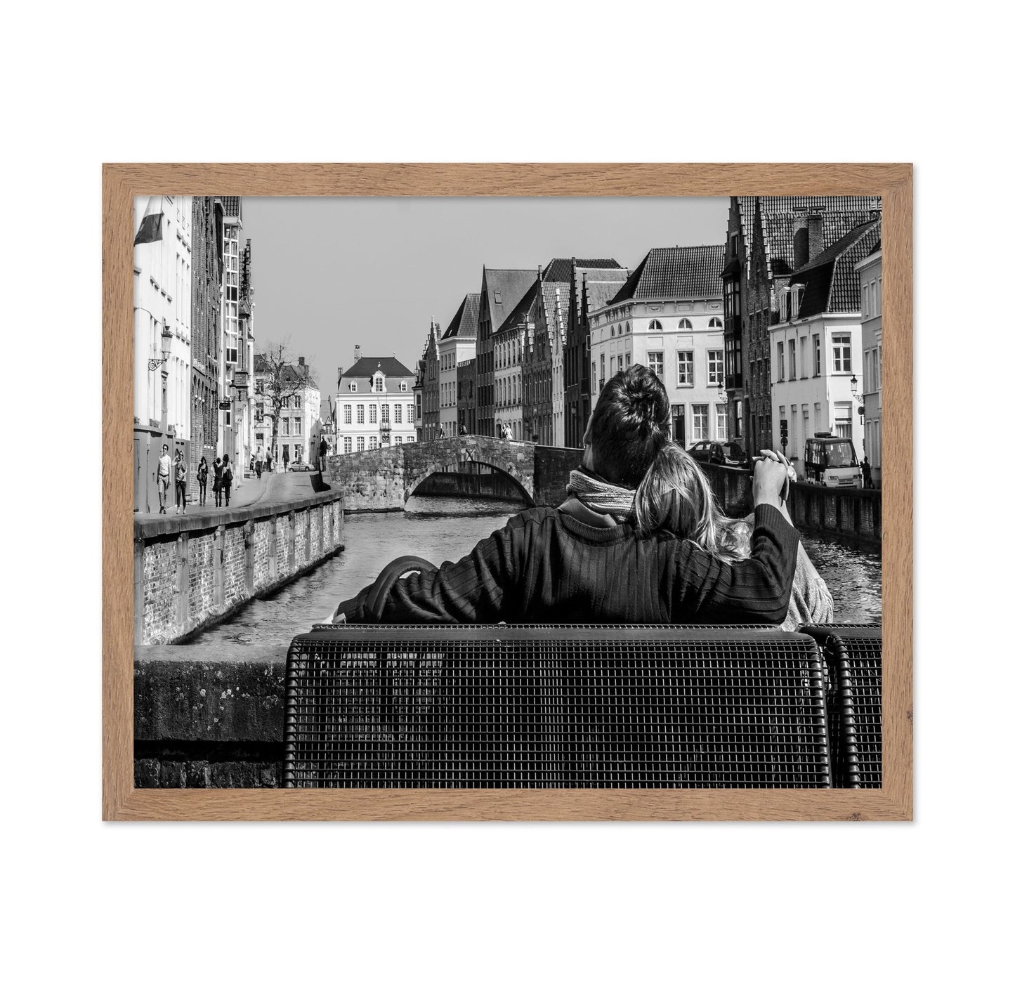 Couple by Canal in Bruges