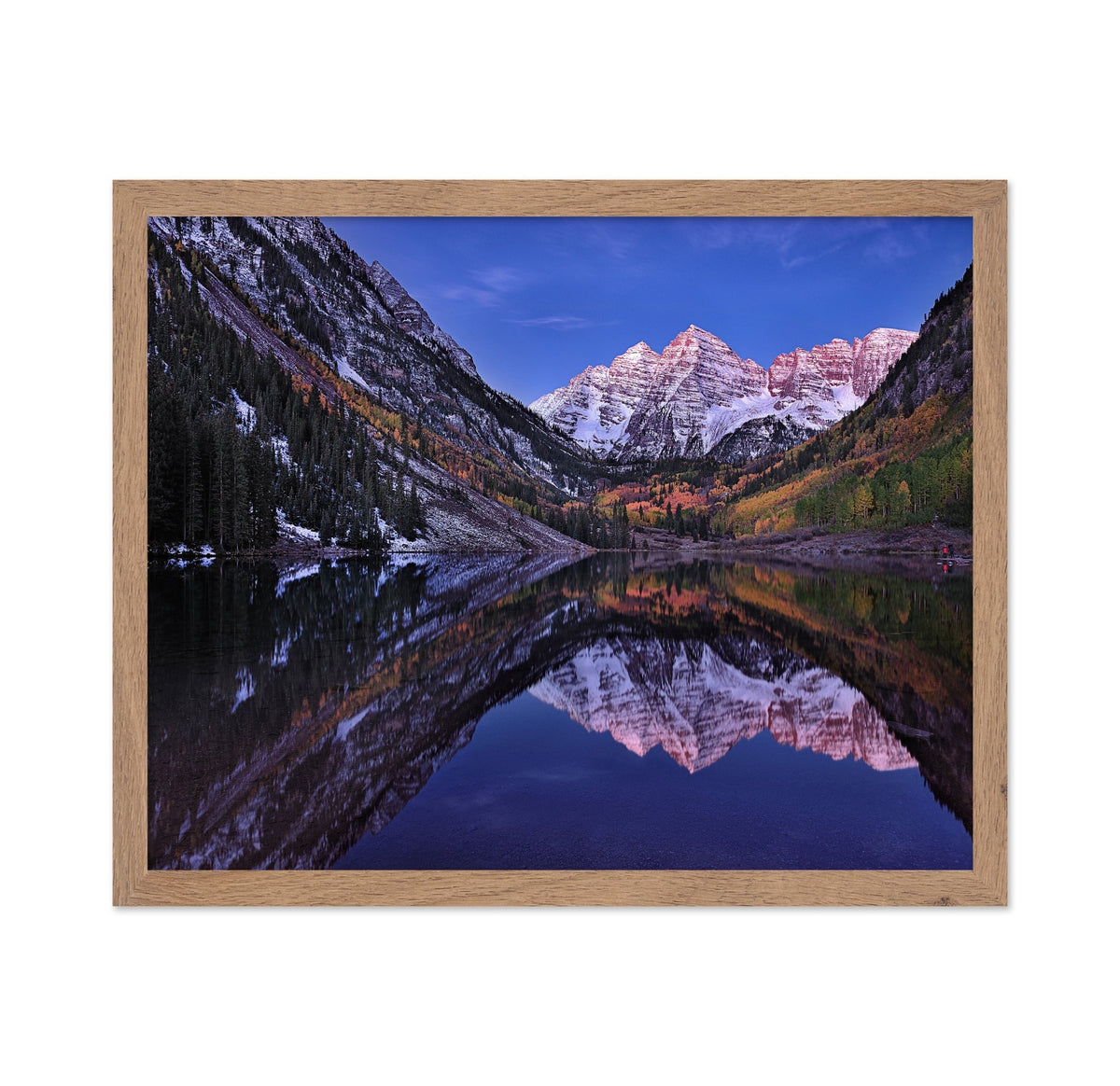 Maroon Bells Reflection at Dusk