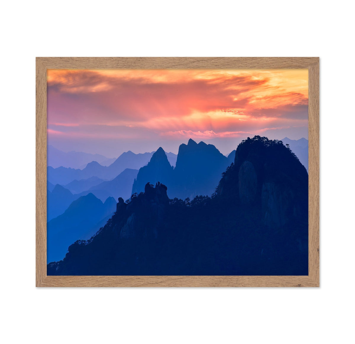 Sanqing Mountain Sunset Layers