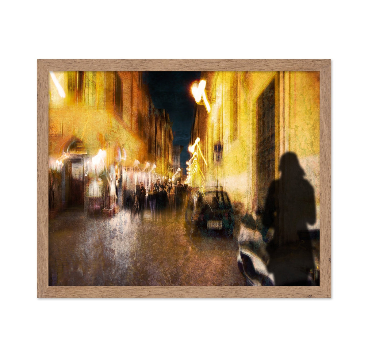 Rome Alley Night Walk Scene