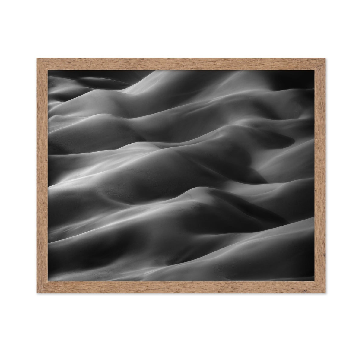 Abstract Sand Dunes Monochrome