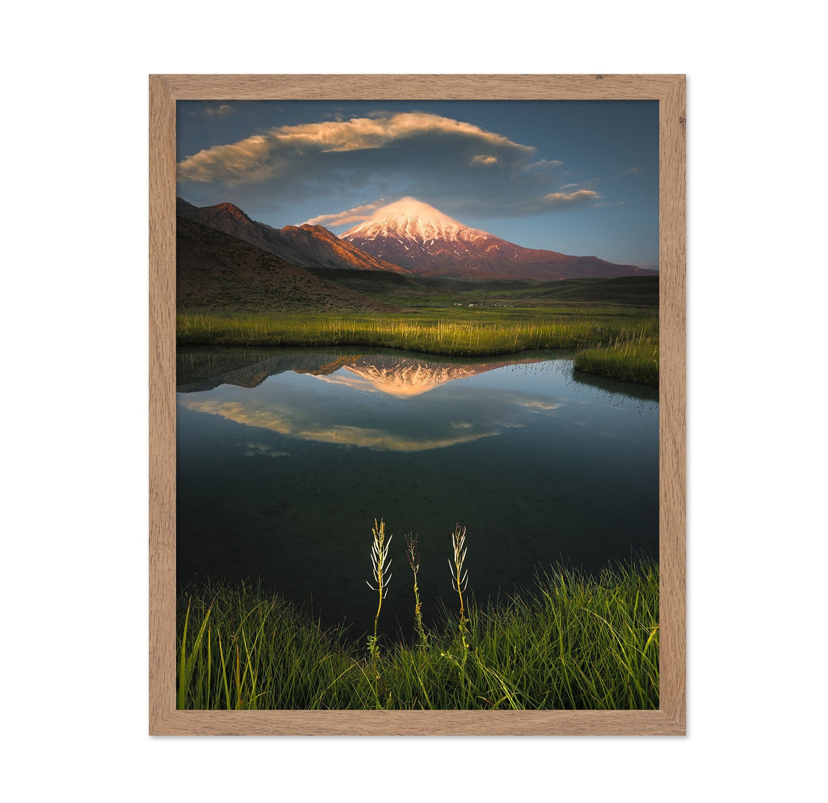 Mount Damavand Reflection Lake
