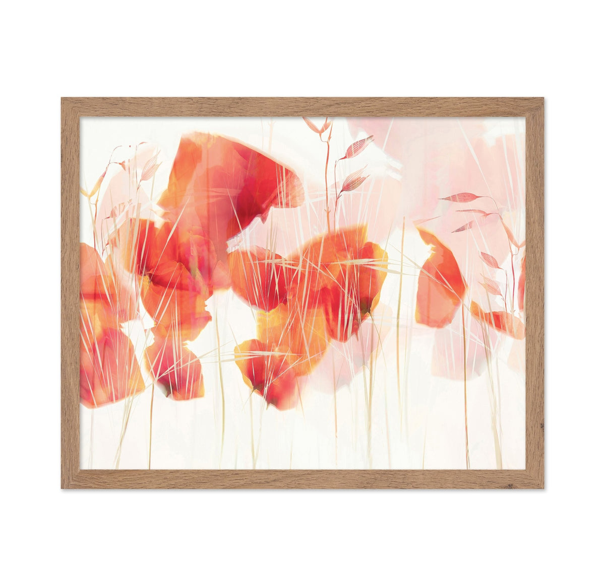 Abstract Poppy Glow
