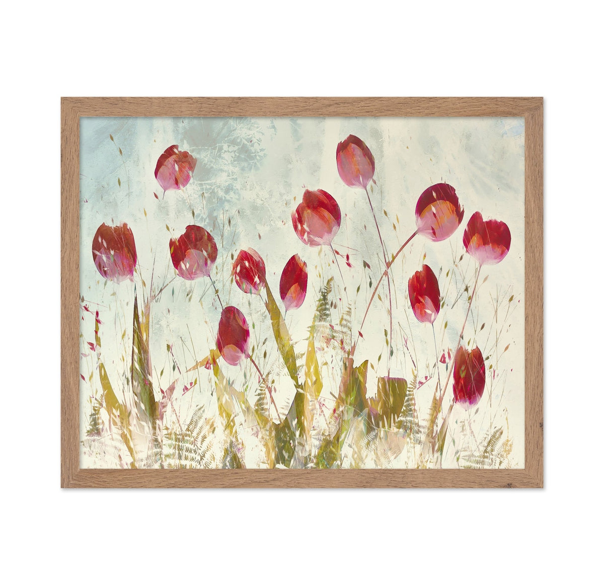 Vibrant Tulip Garden