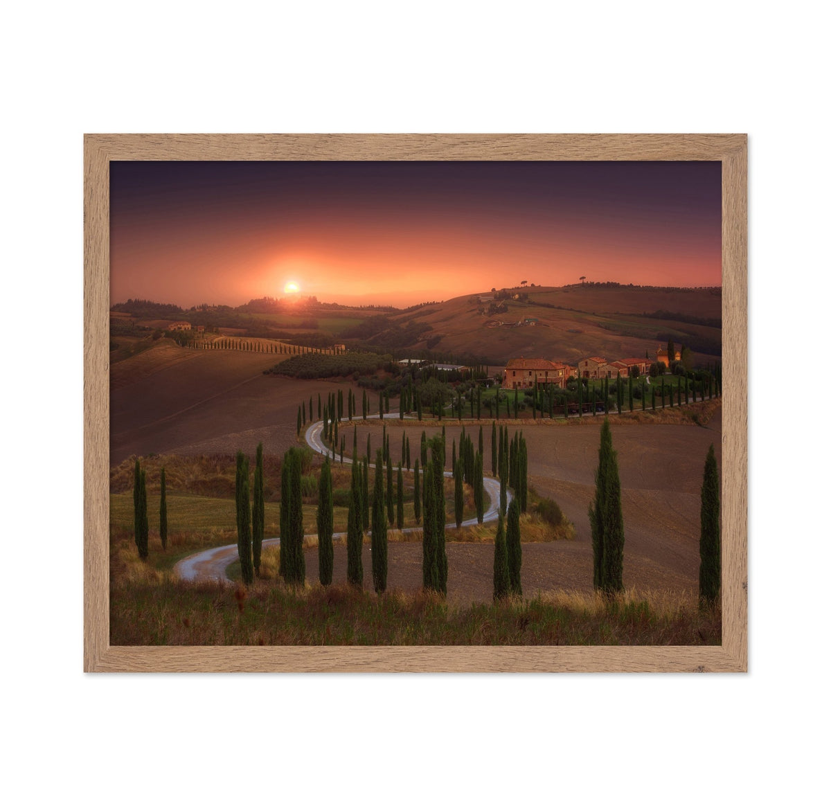 Tuscan Sunset Landscape