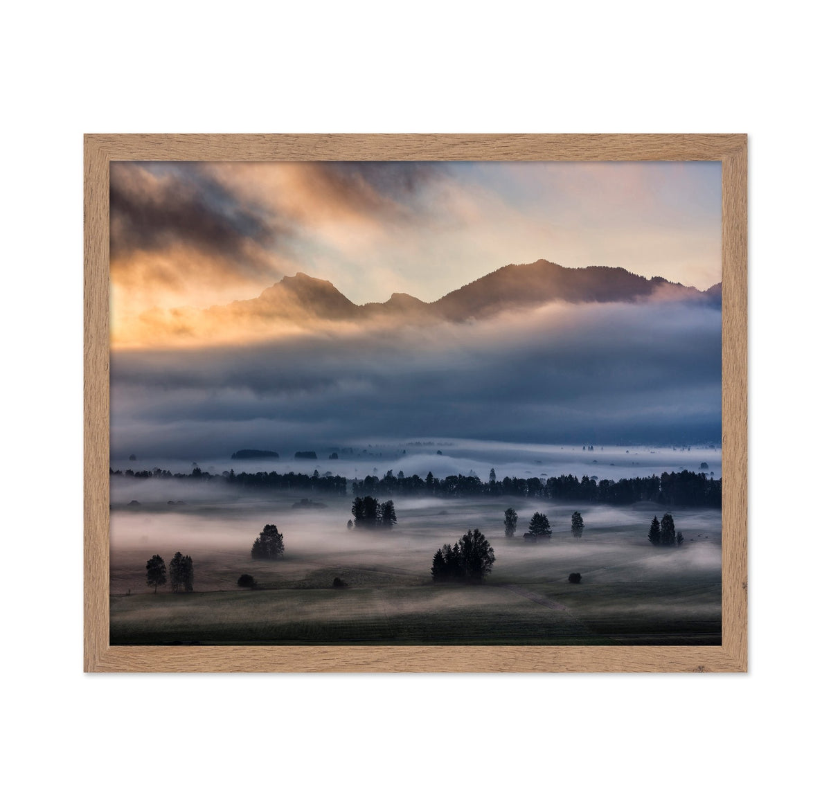 Misty Autumn Valley