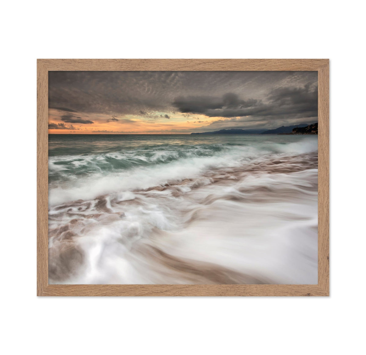 Waves at Sunset