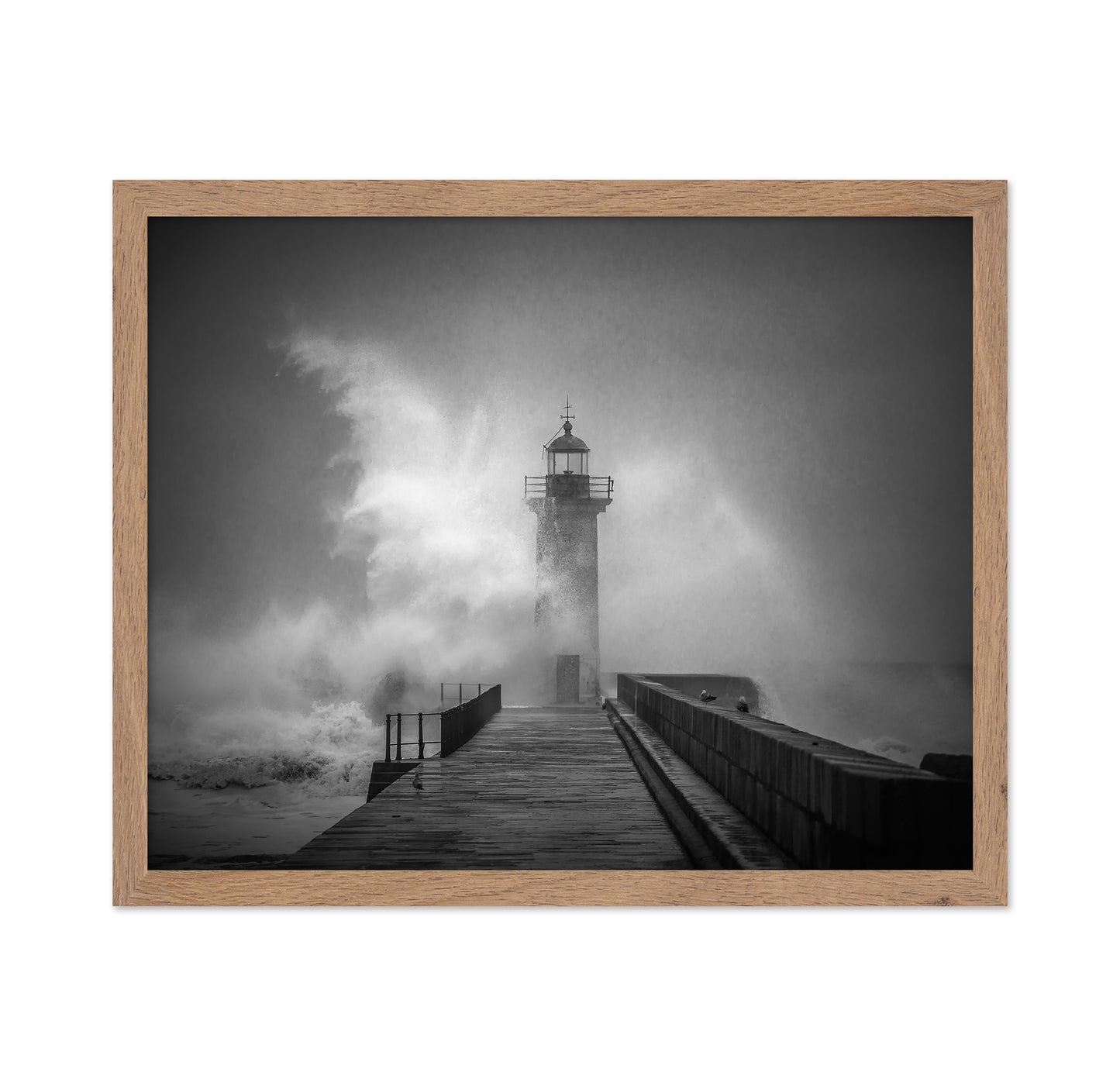 Storm Lighthouse Pier