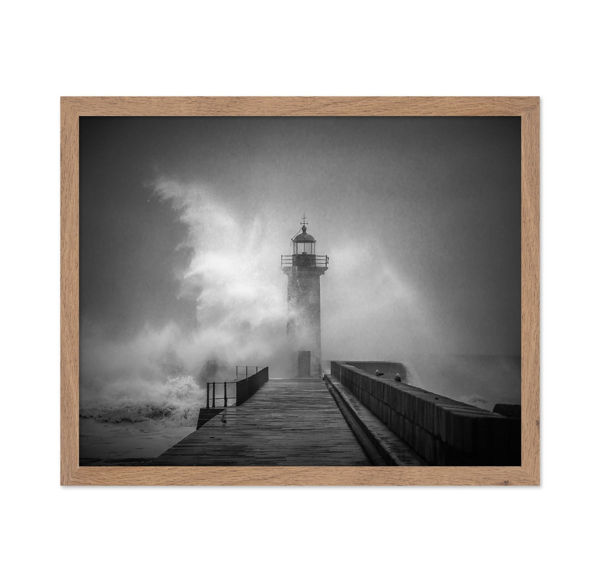 Storm Lighthouse Pier