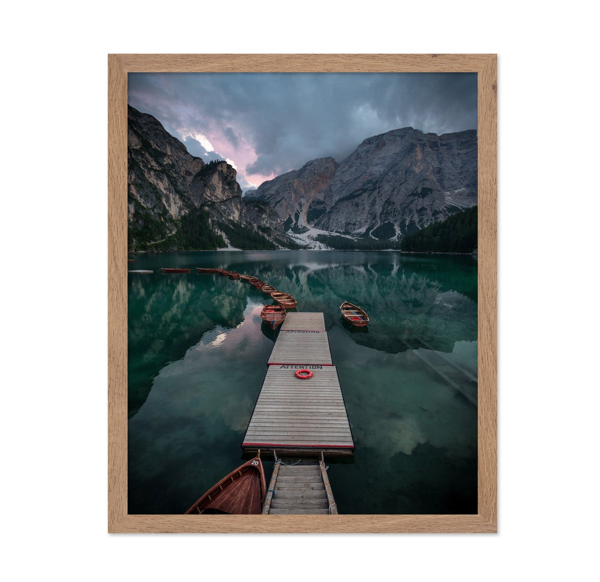 Lake Braies Boat Dock