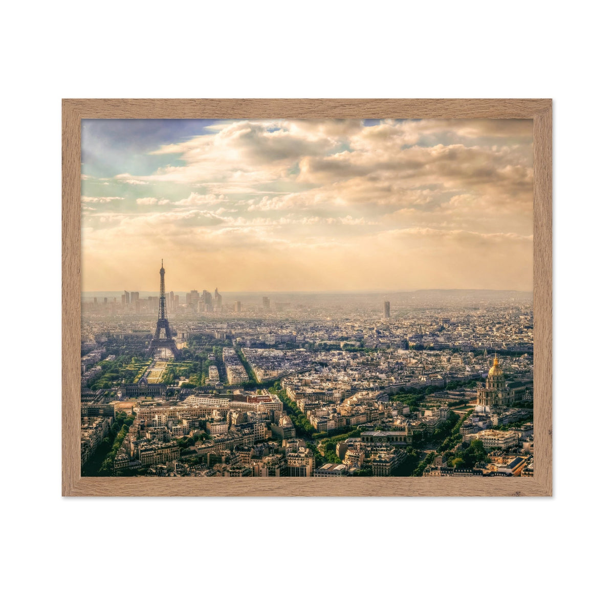 Paris Golden Skyline