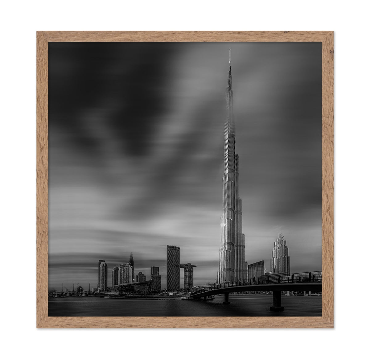 Dubai Skyline Noir