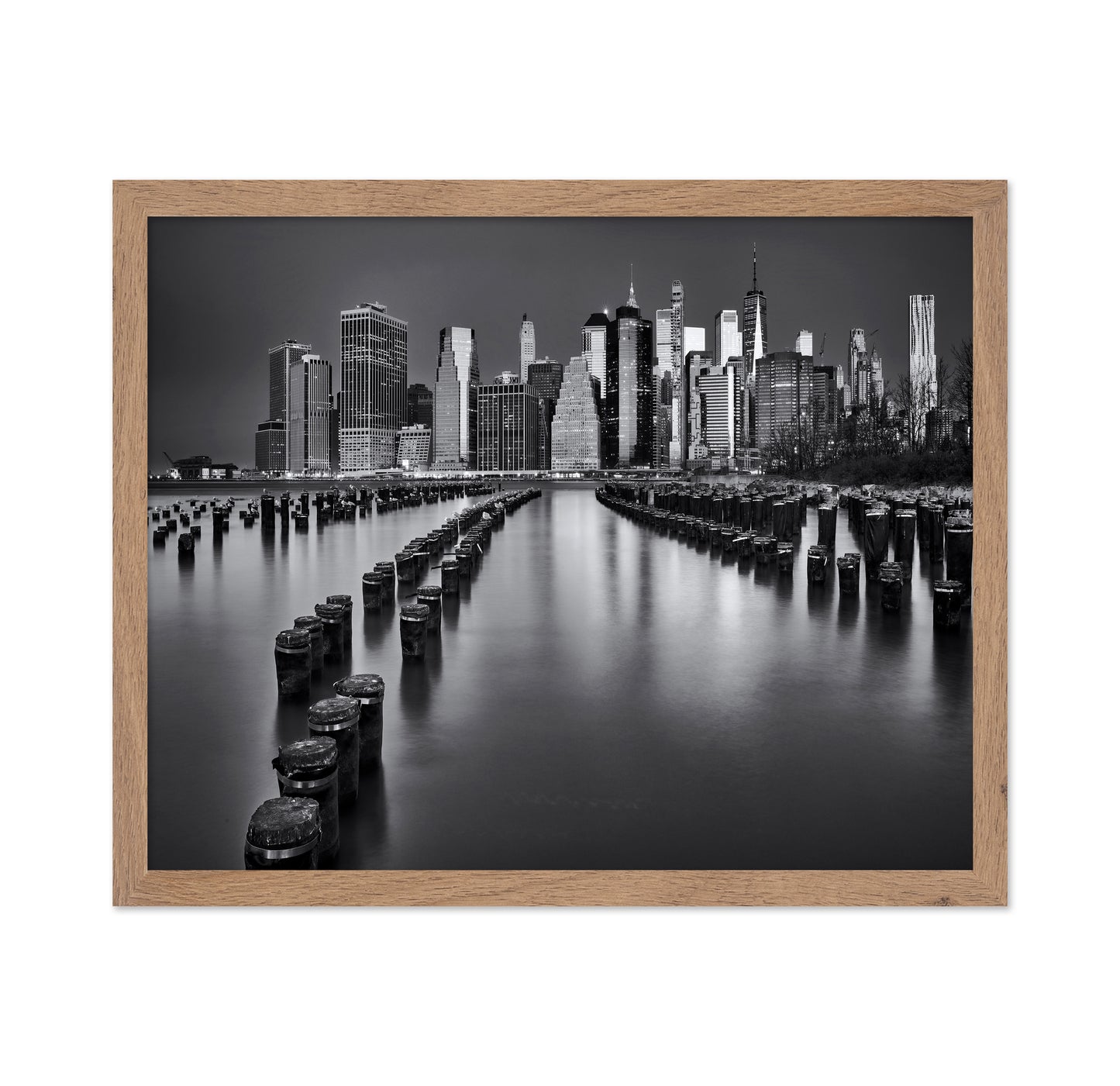 Manhattan Skyline Reflection