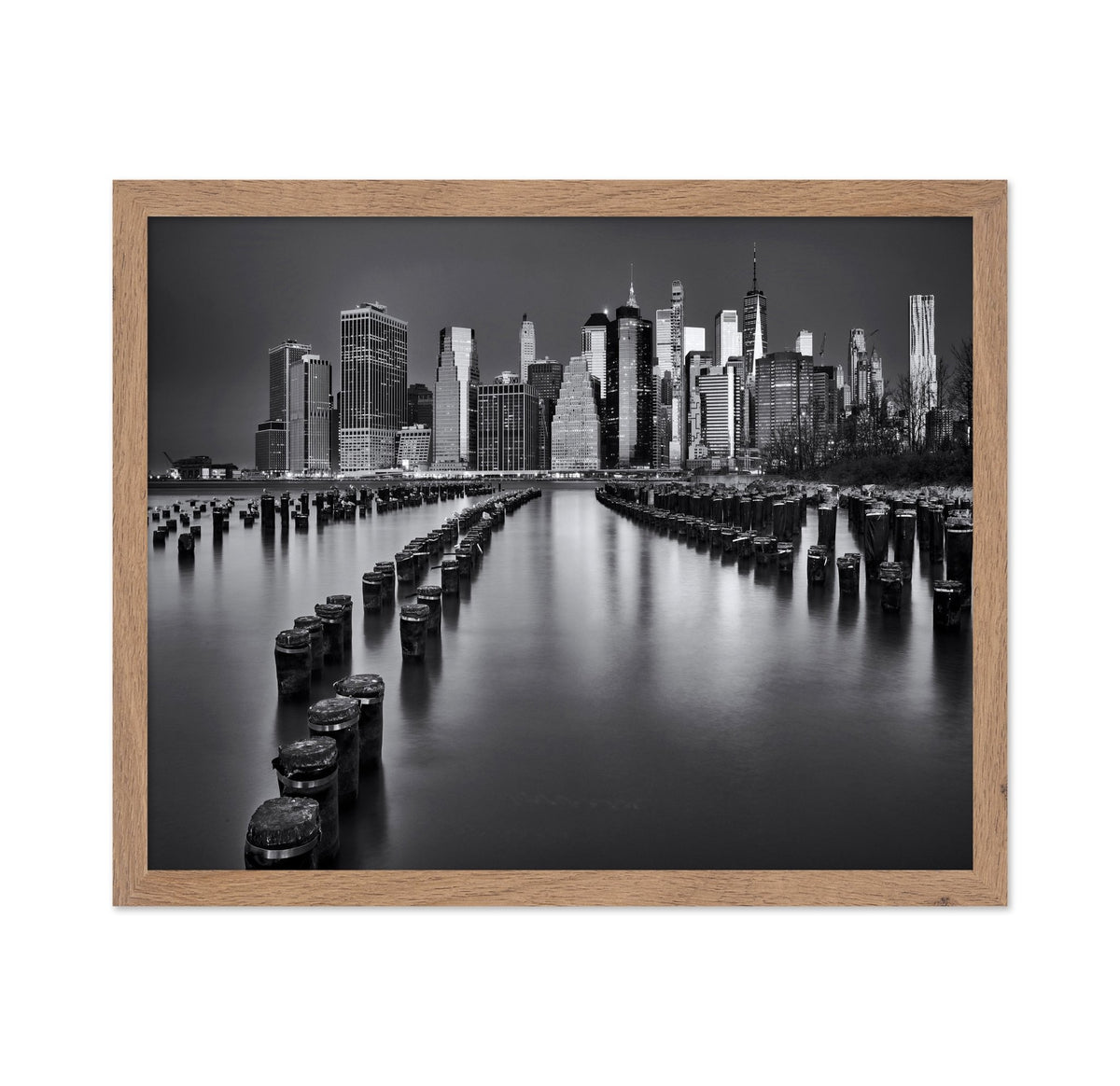 Manhattan Skyline Reflection