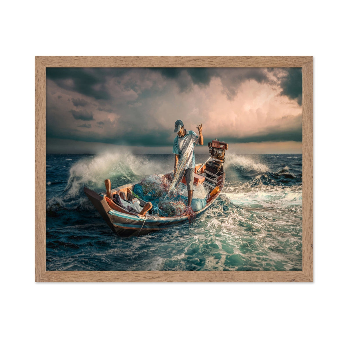Fisherman At Sea