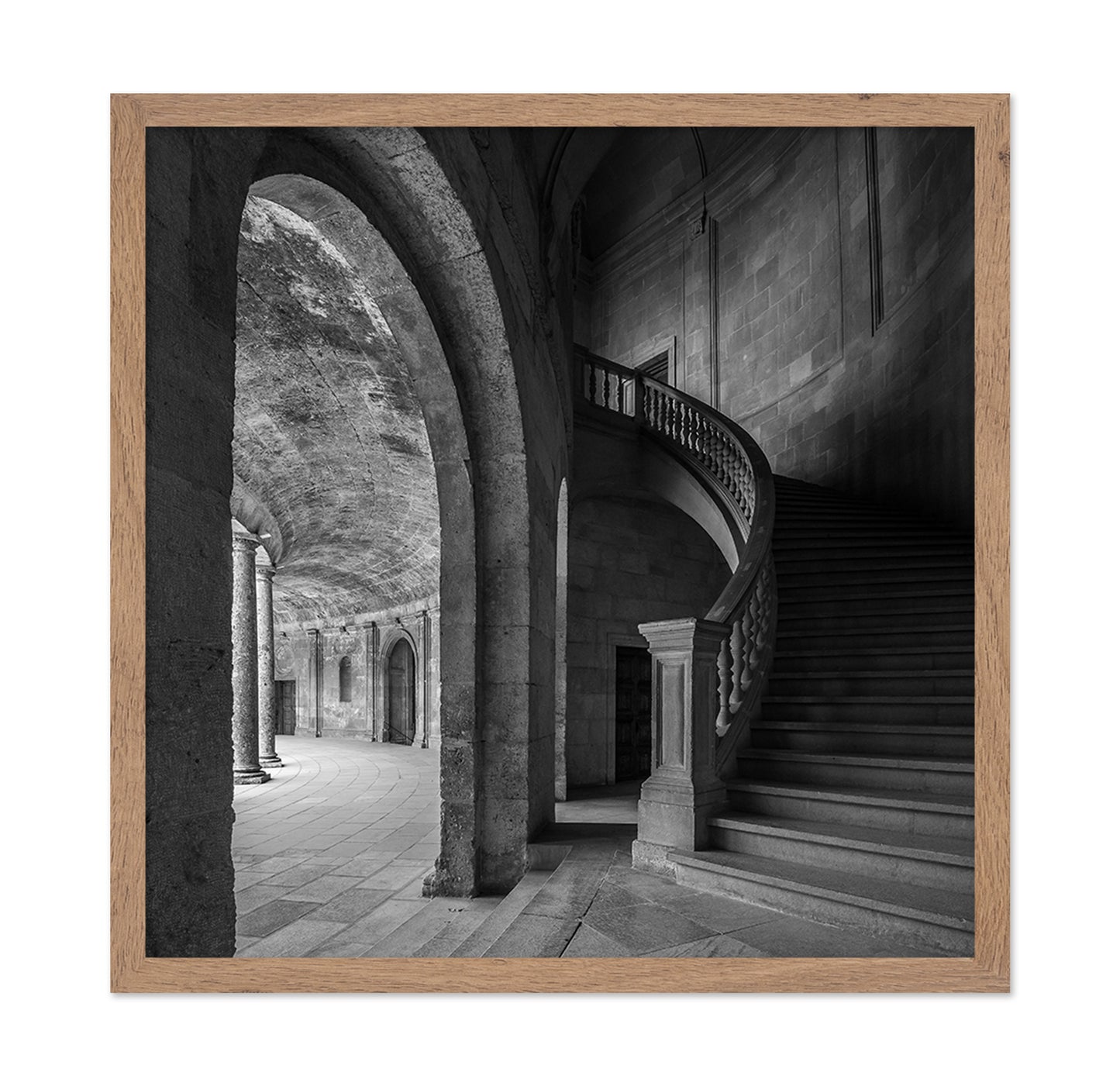 Grand Stone Staircase
