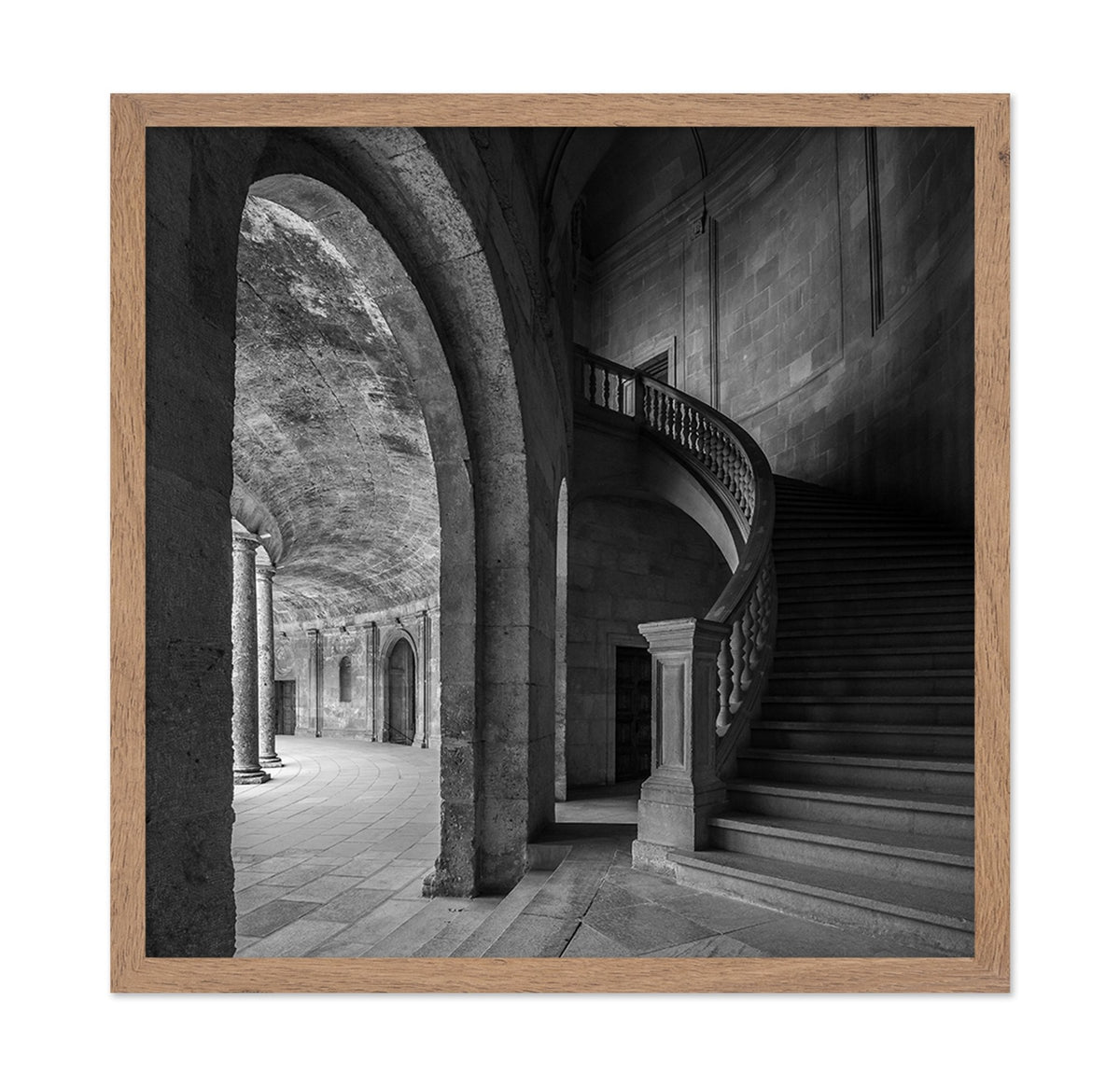 Grand Stone Staircase