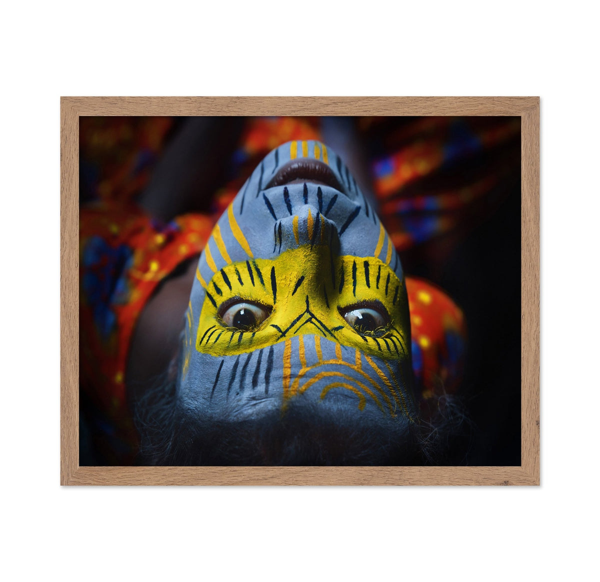 Tribal Face Art Portrait