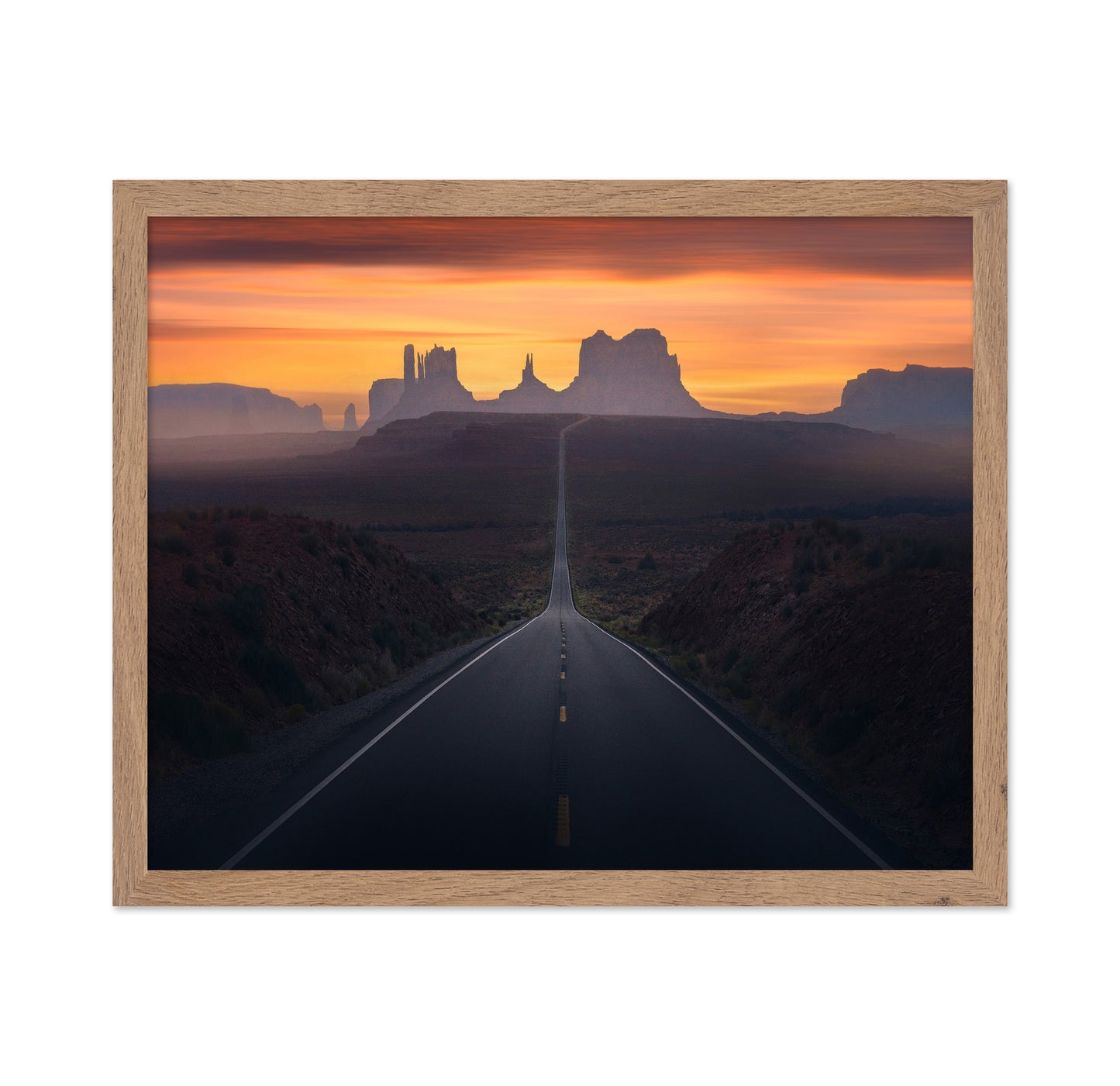 Monument Valley Sunrise Road