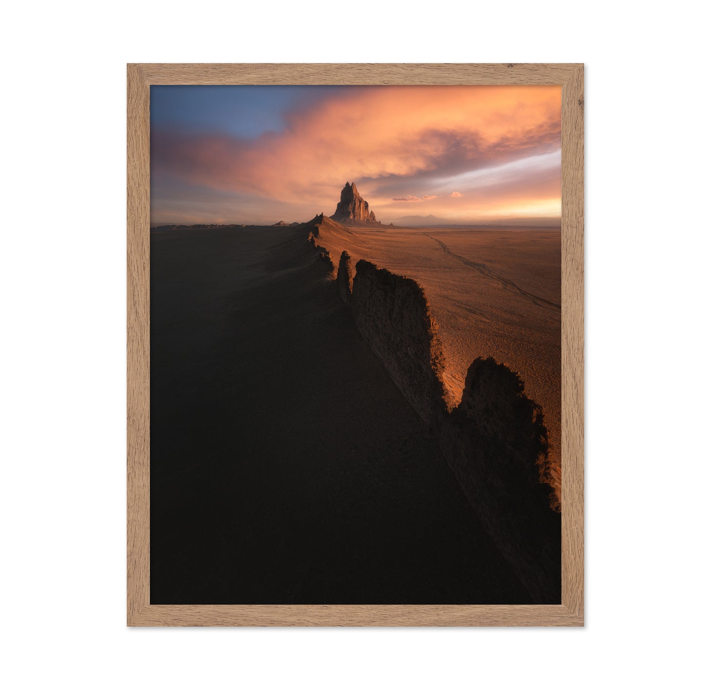 Shiprock Desert Sunset