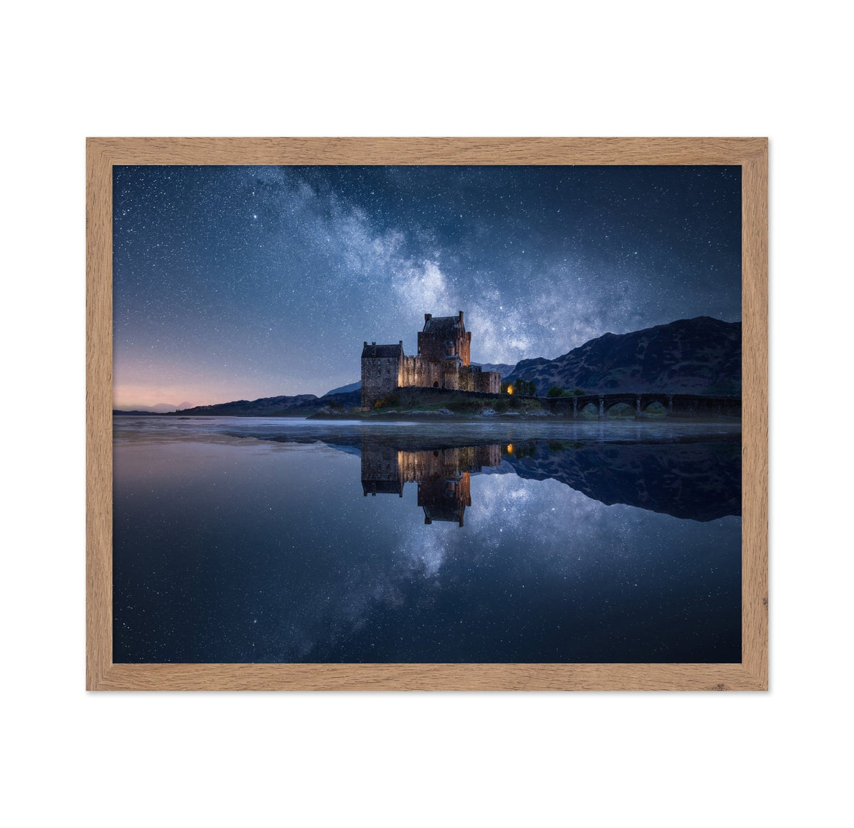 Milky Way Castle Reflection