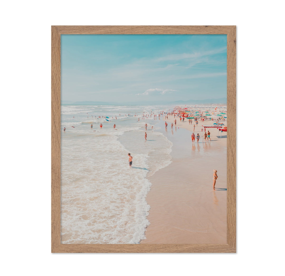 Busy Summer Beach