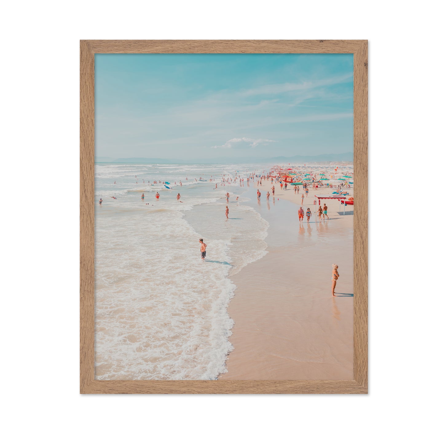 Busy Summer Beach