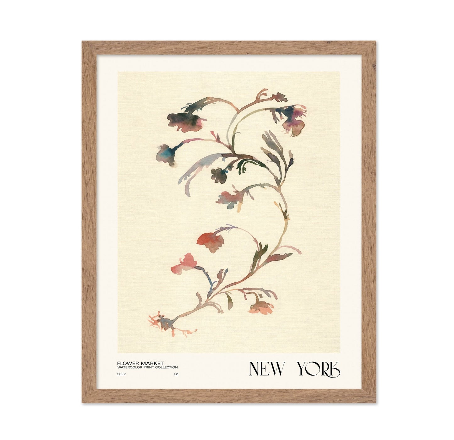 New York Floral Watercolor