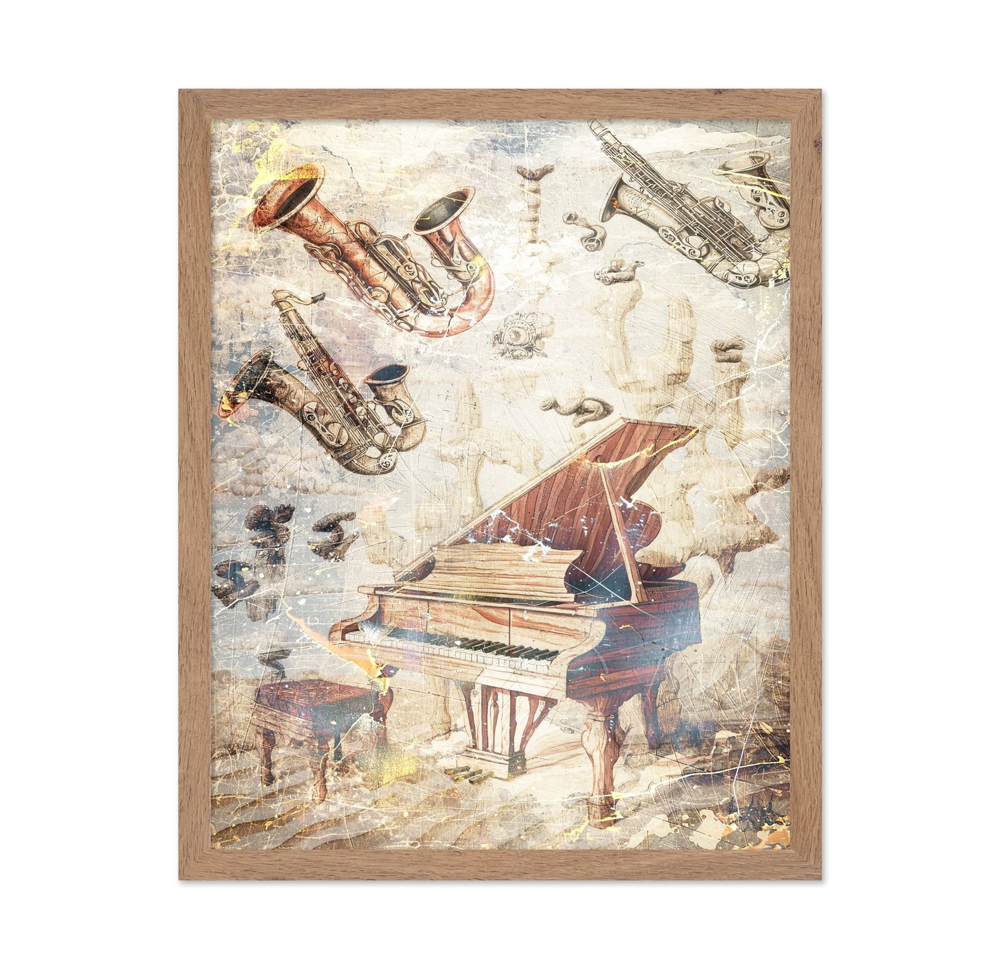 Surreal Vintage Piano