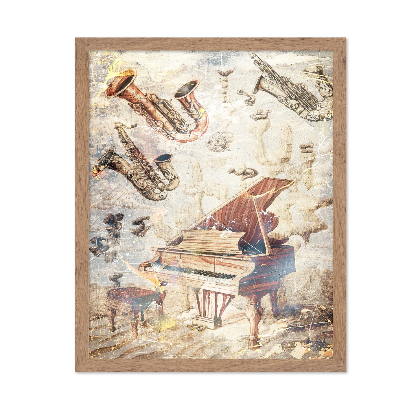 Surreal Vintage Piano