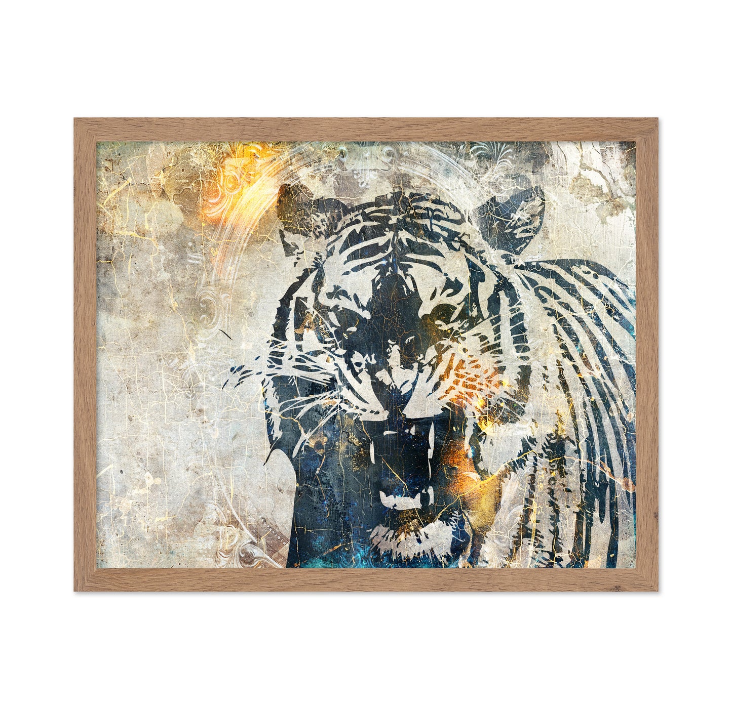 Vintage Tiger Collage