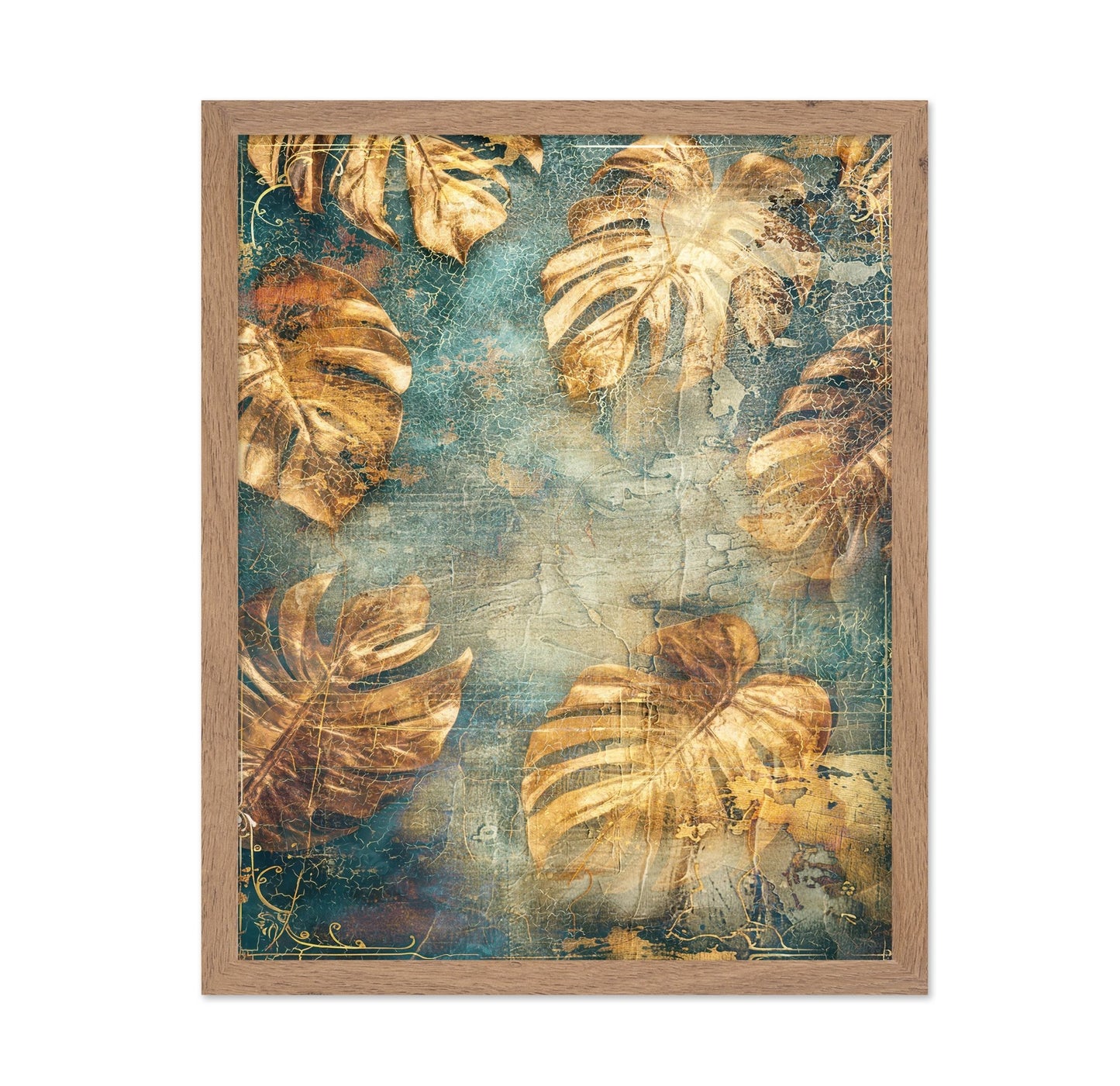 Vintage Monstera Leaves No1