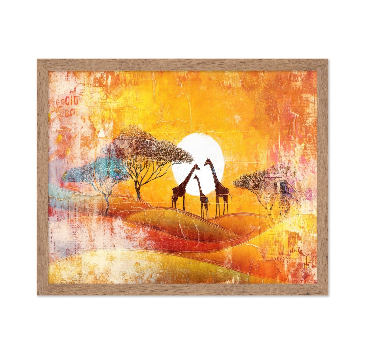 African Sunset Couple